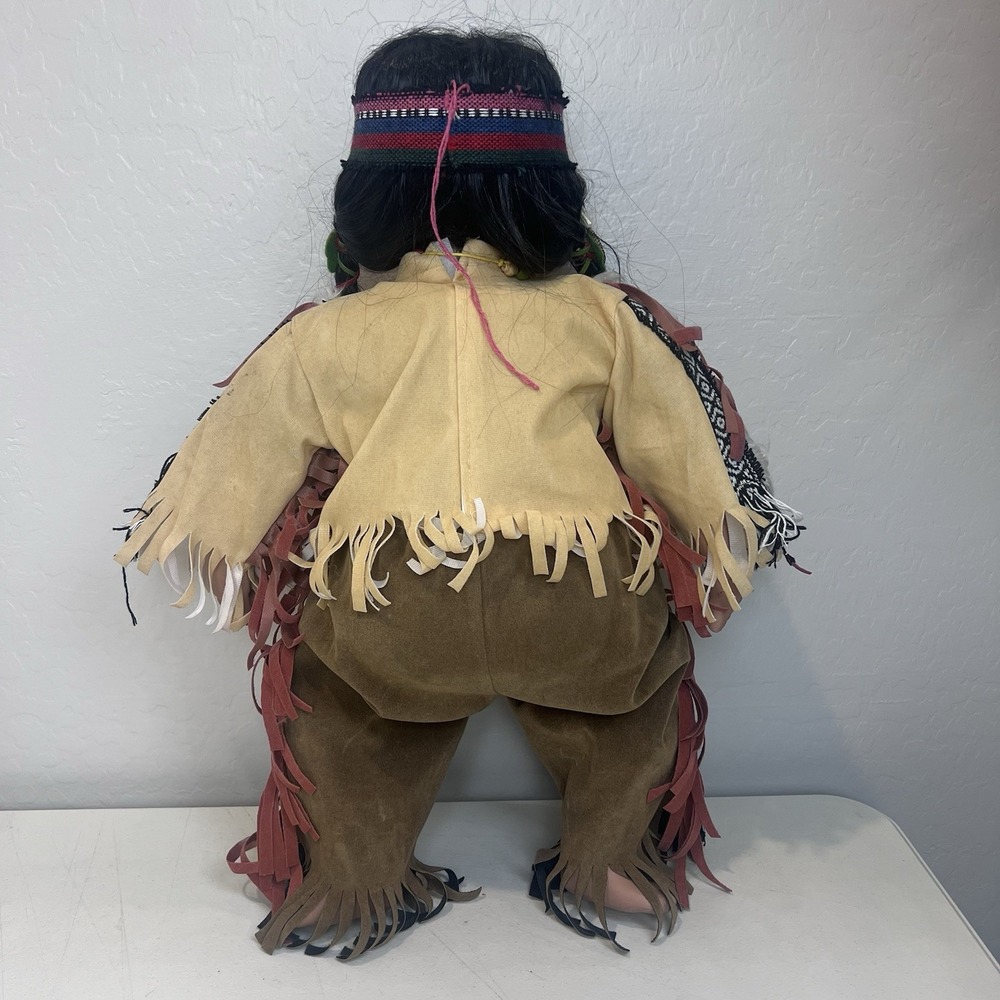 Eskimo Baby Indian 21" Tall Doll "Cathy's Collection" #417/5000 Porcelain Native - Picture 7 of 10